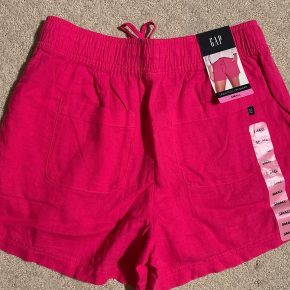 Women’s pink linen shorts. Pink shorts. Size small shorts. New with tags. - Picture 3 of 7